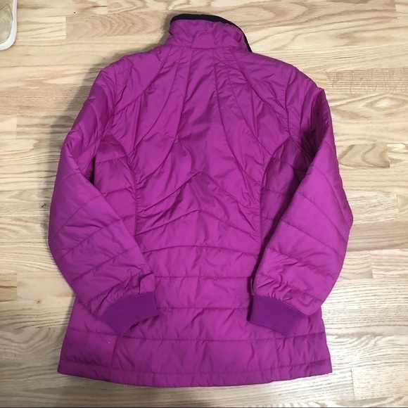 Schoffel Puffer Down Purple Jacket Sz XS Hoodless Full Zip Women’s - Picture 5 of 8